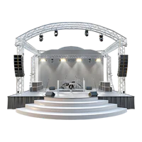 an image of a stage with lights and a stage